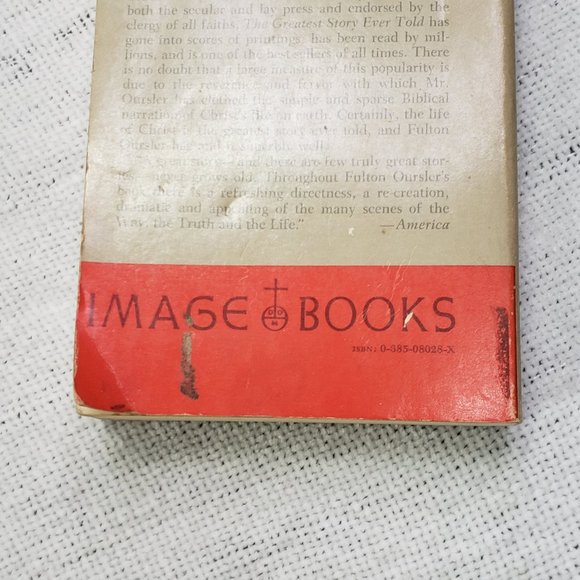 Doubleday Image Books The Greatest Story Ever Told Fulton Oursler Paperback 1961 - Picture 9 of 14